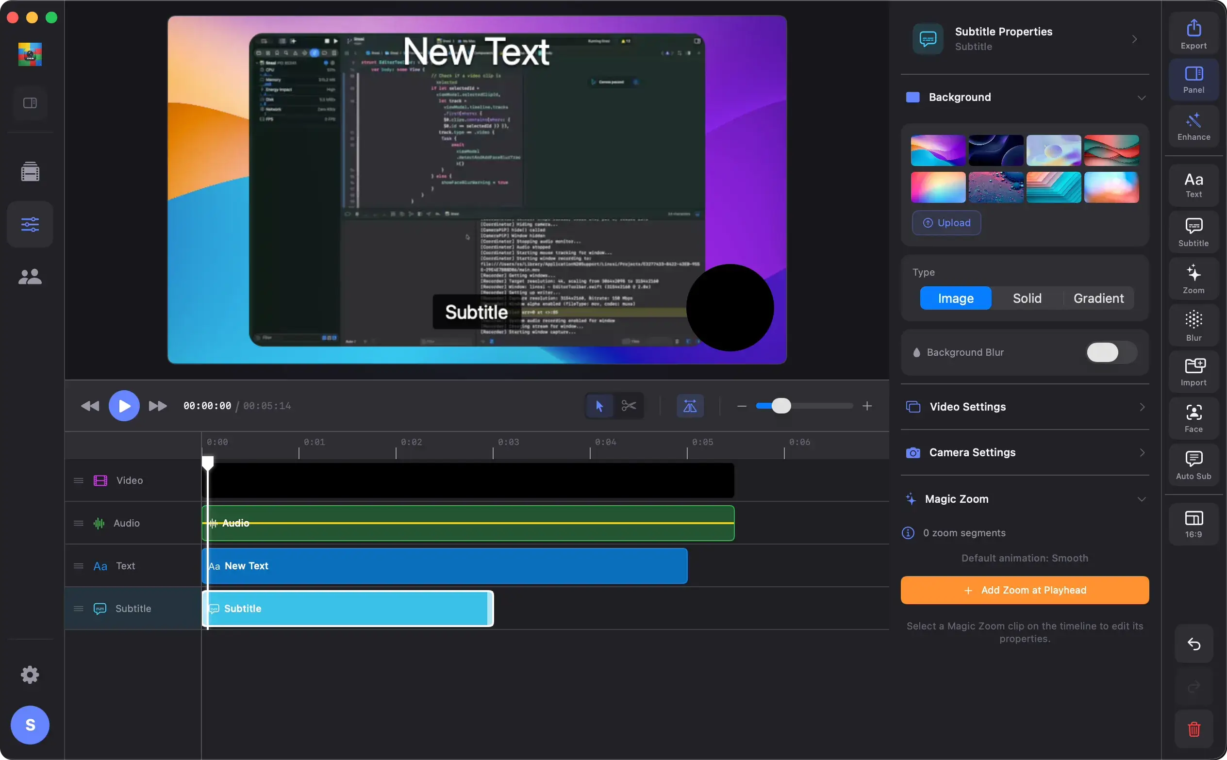 Linssi Desktop Screen Recording With Zoom